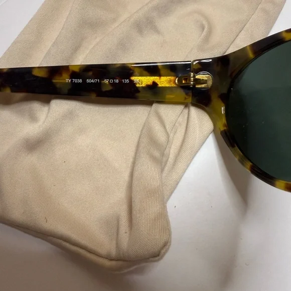 Tory Burch Tortoise Sunglasses TY 7038 504/71 - bibarnabloc.cat